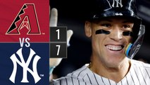 Resumen Cascabeles de Arizona vs Yankees de Nueva York MLB 22-09-2023