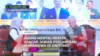 Mahasiswa Hujani Ganjar Pertanyaan Saat Hadiri Dialog Kebangsaan