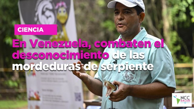 En Venezuela, combaten el desconocimiento de las mordeduras de serpiente