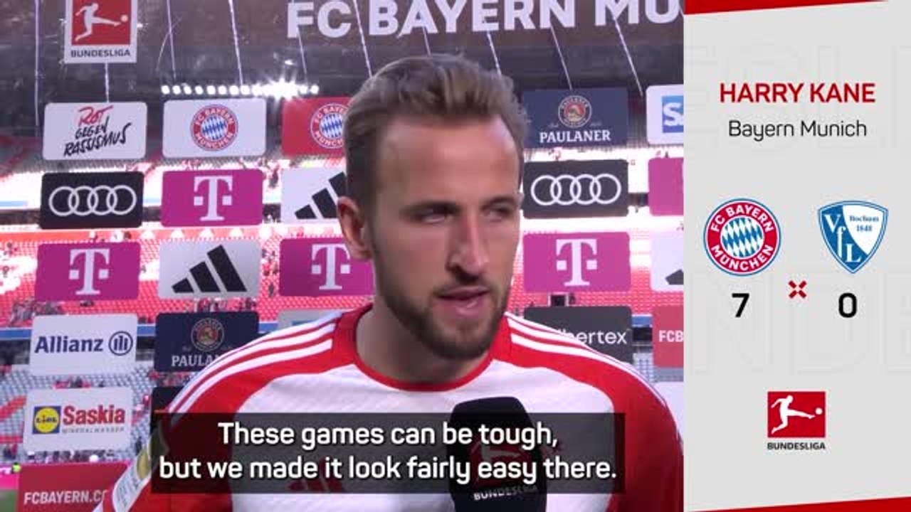 Kane 'loving every minute' at Bayern after scoring hat-trick