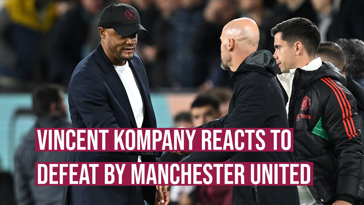 Vincent Kompany sees positives in defeat to Manchester United
