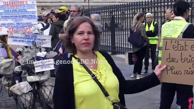 Manifestation Unité Gilets Jaunes . Paris/France - 23 septembre 2023
