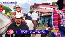 ¡Tremenda fiesta! Desfile hípico, carrozas y más en la feria de San Esteban, Olancho