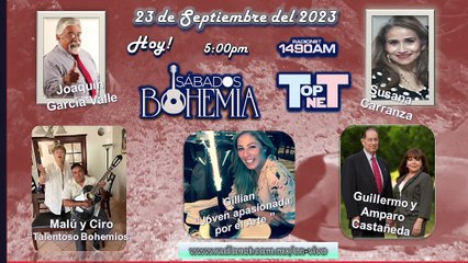 Sábados de Bohemia 23 de septiembre 2023