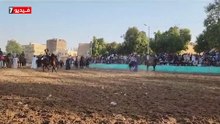 أهالى الأقصر يحتفلون بأيام المولد النبوى بأكبر تجمع لمرماح وسباقات الخيول
