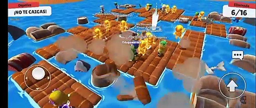 jugando unas partidas de stumble guys