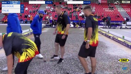 CHAMPIONNATS D'EUROPE - ALBERTVILLE 2023 - 1/2 BELGIQUE VS ITALIE