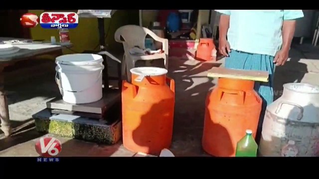 SOT Police Busted Adulterated Milk Business At Nalgonda _ V6 Teenmaar
