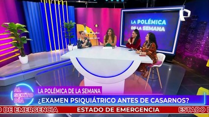 Ley propone examen psiquiátrico antes del matrimonio ¿Estás de acuerdo?