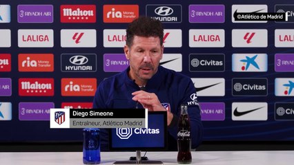 Simeone : "Nous avons les armes pour mettre le Real en difficulté"