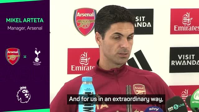 Arteta lauds Rice impact ahead of North London Derby