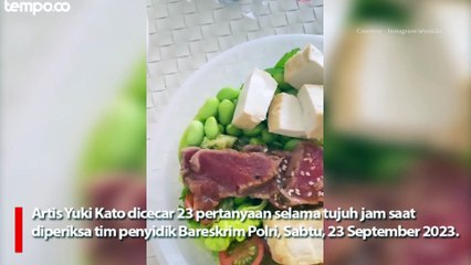 YUKI KATO DIPERIKSA TIM PENYIDIK SELAMA TUJUH JAM SOAL DUGAAN PROMOSI JUDI ONLINE