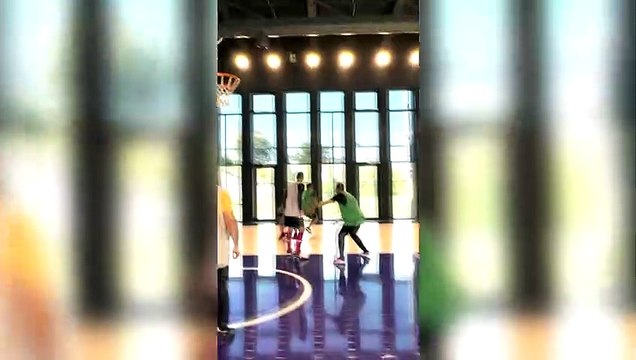 İşte Cumhurbaşkanı Recep Tayyip Erdoğan'ın basketbol performansı!