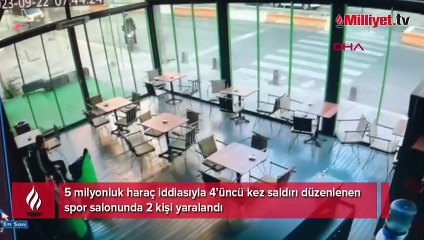 Gönül ilişkisi şantajdan haraca dönüştü! Spor salonuna 2 ayda 4 kez silahlı saldırı