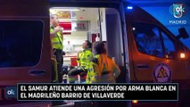 El Samur atiende una agresión por arma blanca en el madrileño barrio de Villaverde