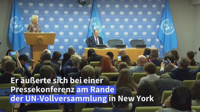 Lawrow wirft Westen direkten Kampf gegen Russland in Ukraine vor