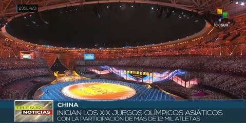 Pdte. chino inaugura en Hangzhou edición 19 de los Juegos Asiáticos