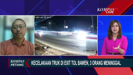 Descargar video: Apa Penyebab Kecelakaan Truk di Exit Tol Bawen Semarang? Begini Kata Pakar Transportasi Indonesia