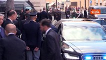 Il Presidente Mattarella alla Camera Ardente di Giorgio Napolitano a Palazzo Madama