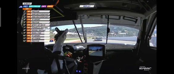 ELMS 2023 4H Of Spa Race Cameron Fassbender Collision and Finger