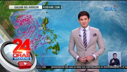 WeatherBuong bansa, posibleng ulanin hanggang bukas bunsod ng Habagat at trough ng LPA | 24 Oras Weekend