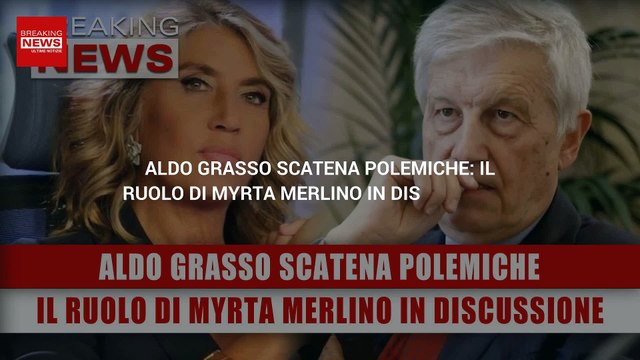 Aldo Grasso Scatena Polemiche: Il Ruolo Di Myrta Merlino In Discussione!