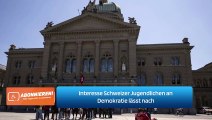 Interesse Schweizer Jugendlichen an Demokratie lässt nach