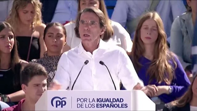 Aznar: La amnistía significará aceptar que aquellos que en el 2017 rompieron la Constitución hicieron bien y que, además, tenían derecho a hacerlo