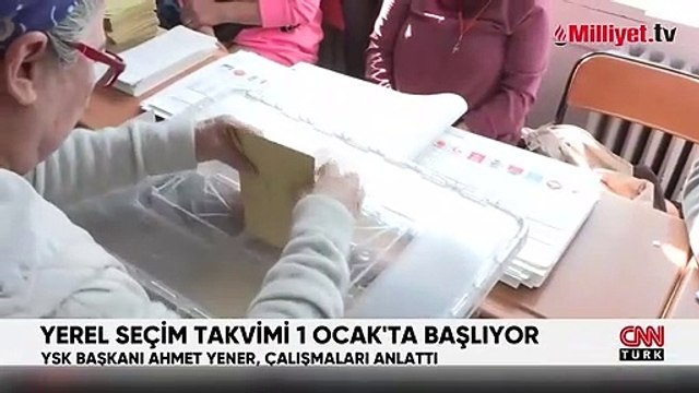 YSK Başkanı yerel seçimler için 1 Ocak'ı işaret etti