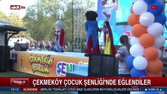 Çekmeköy Çocuk Şenliği'nde eğlendiler