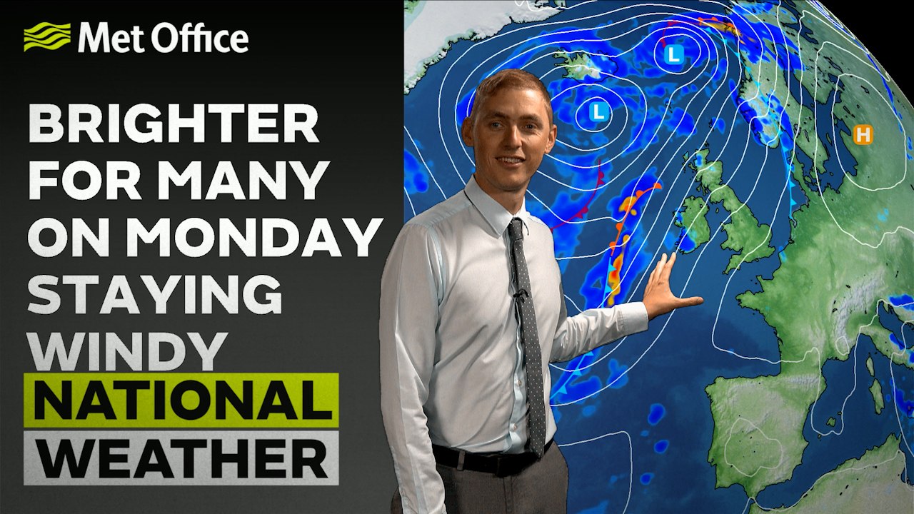 Met Office Evening Weather Forecast 24/09/23 - Further showers in the north