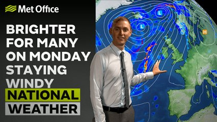 Met Office Evening Weather Forecast 24/09/23 - Further showers in the north