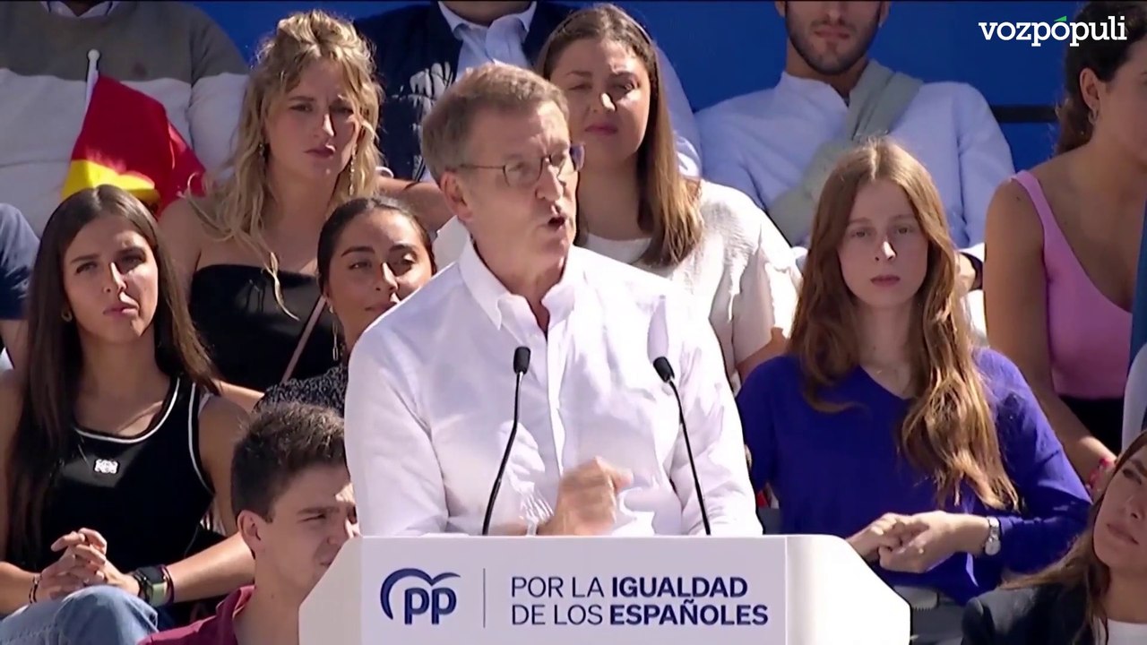 Feijóo acusa al PSOE de ser cómplice de la indignidad de Sánchez: "Eso no se votó"