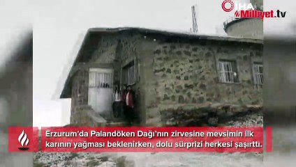Palandöken’de mevsimin ilk kar yağışı beklenirken büyük şok!