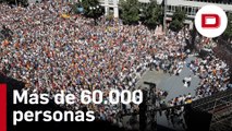 Desde el aire: así se vio la multitudinaria manifestación de Madrid contra la amnistía