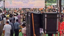 भाजपा की परिवर्तन यात्रा में उमड़ी रही भारी भीड़, नेता गदगद