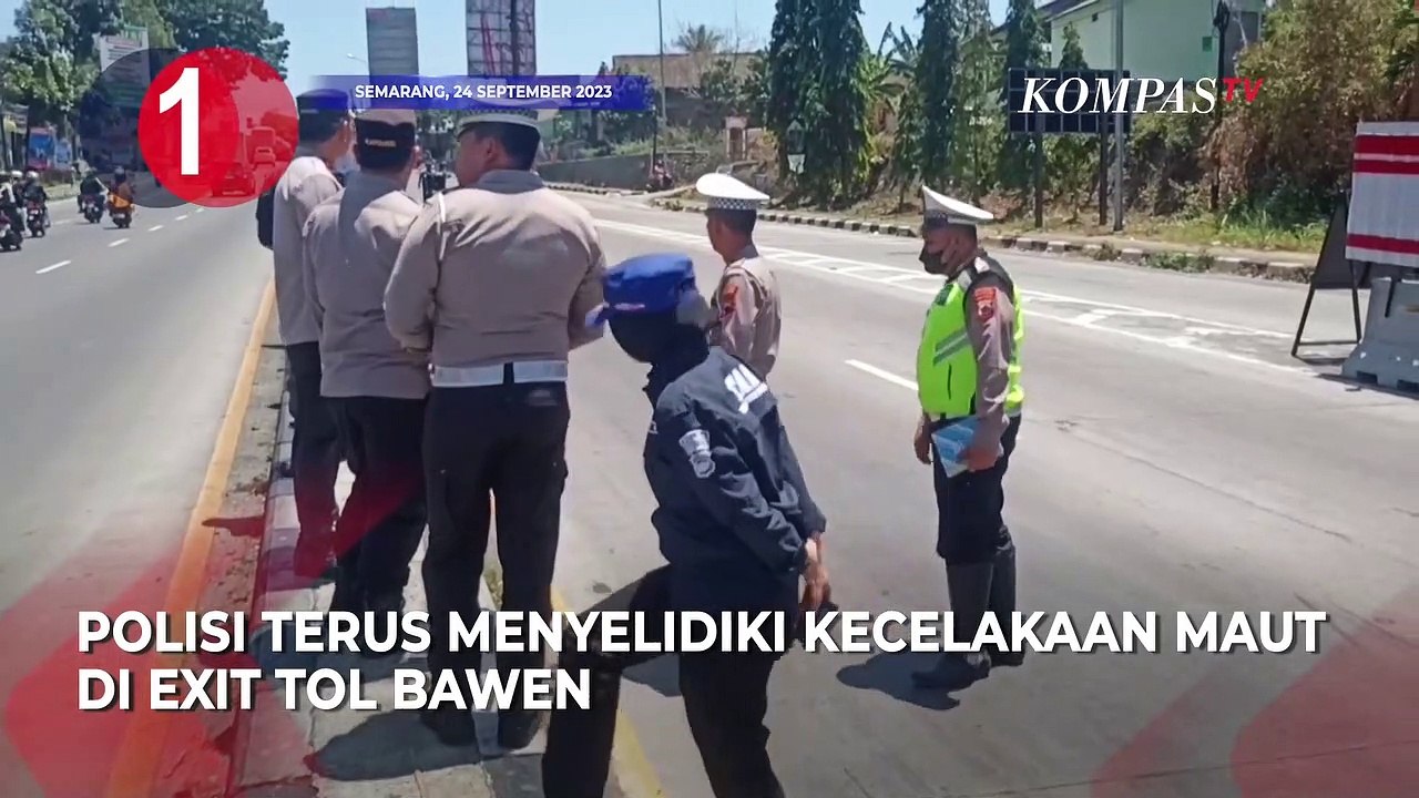 [TOP 3 NEWS] Olah TKP Laka Tol Bawen | Ganjar soal Kaesang Gabung PSI | Kasus Ajudan Kapolda Kaltara