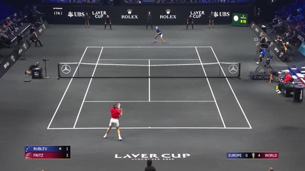 Highlights: Team Welt zieht beim Laver Cup davon