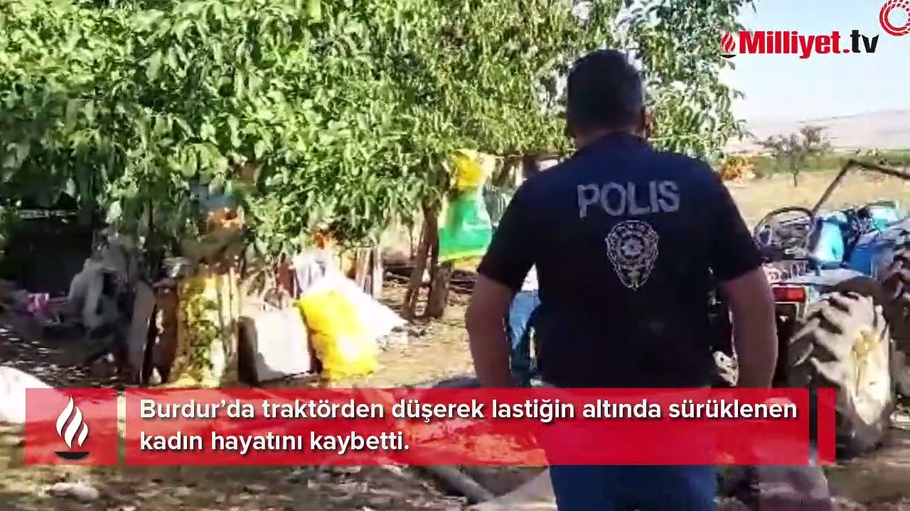 Feci son! Eşinin traktörü durdurma çabaları sonuç vermedi