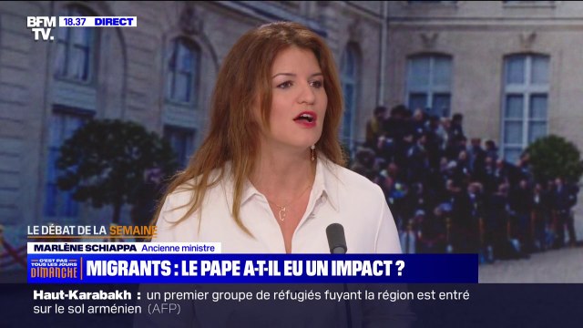 Immigration: pour Marlène Schiappa, Emmanuel Macron prône une humanité de fermeté depuis 2017