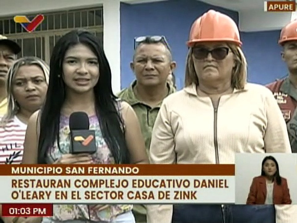 Bricomiles rehabilitan Complejo Educativo "Daniel O´Leary" Ubicado en San Fernando de Apure