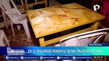 San Miguel: delincuentes ingresan a vivienda y roban joyas valorizadas en 30 mil soles