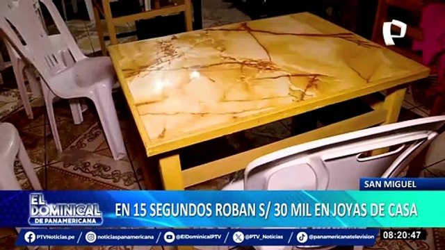 San Miguel: delincuentes ingresan a vivienda y roban joyas valorizadas en 30 mil soles