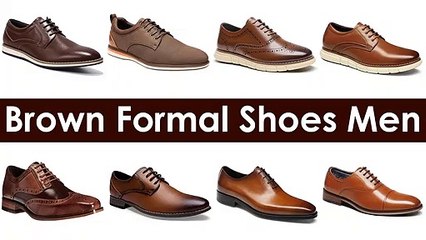 Elegant Modern Brown Formal Shoes for Men in 2023 👞