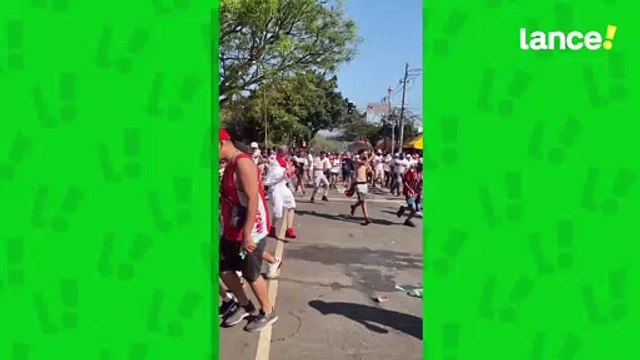 Confusão em arredores do Morumbi, Tentativa de invasão