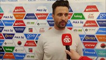 David Fischer (KAC) nach dem Sieg gegen Fehervar