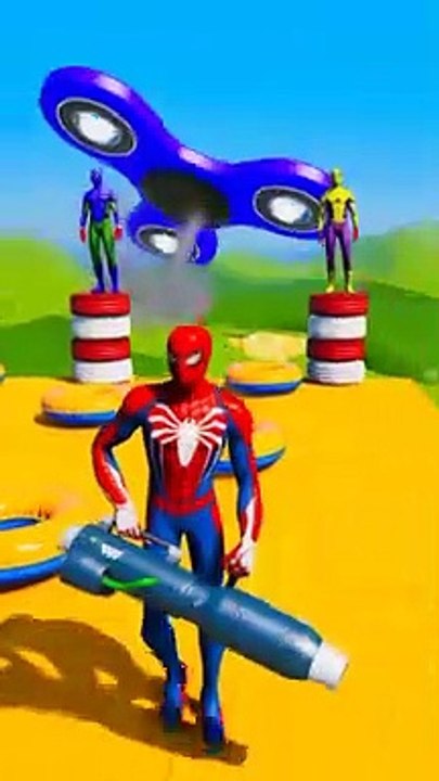 spider man cartoon character animation fighting ideo #funny #shorts #shortvideo #reels #cartoon