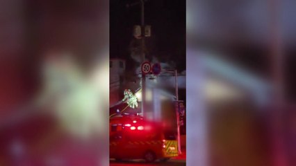 울산 북구 음식점 골목에 불...다친 사람 없어 / YTN