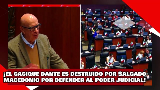 ¡VEAN! ¡Dante ‘el eterno cacique’ es destruido por Macedonio por defender al podrido poder judicial!