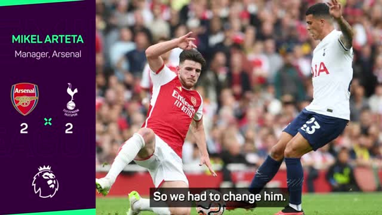 Arteta issues worrying injury update on Declan Rice